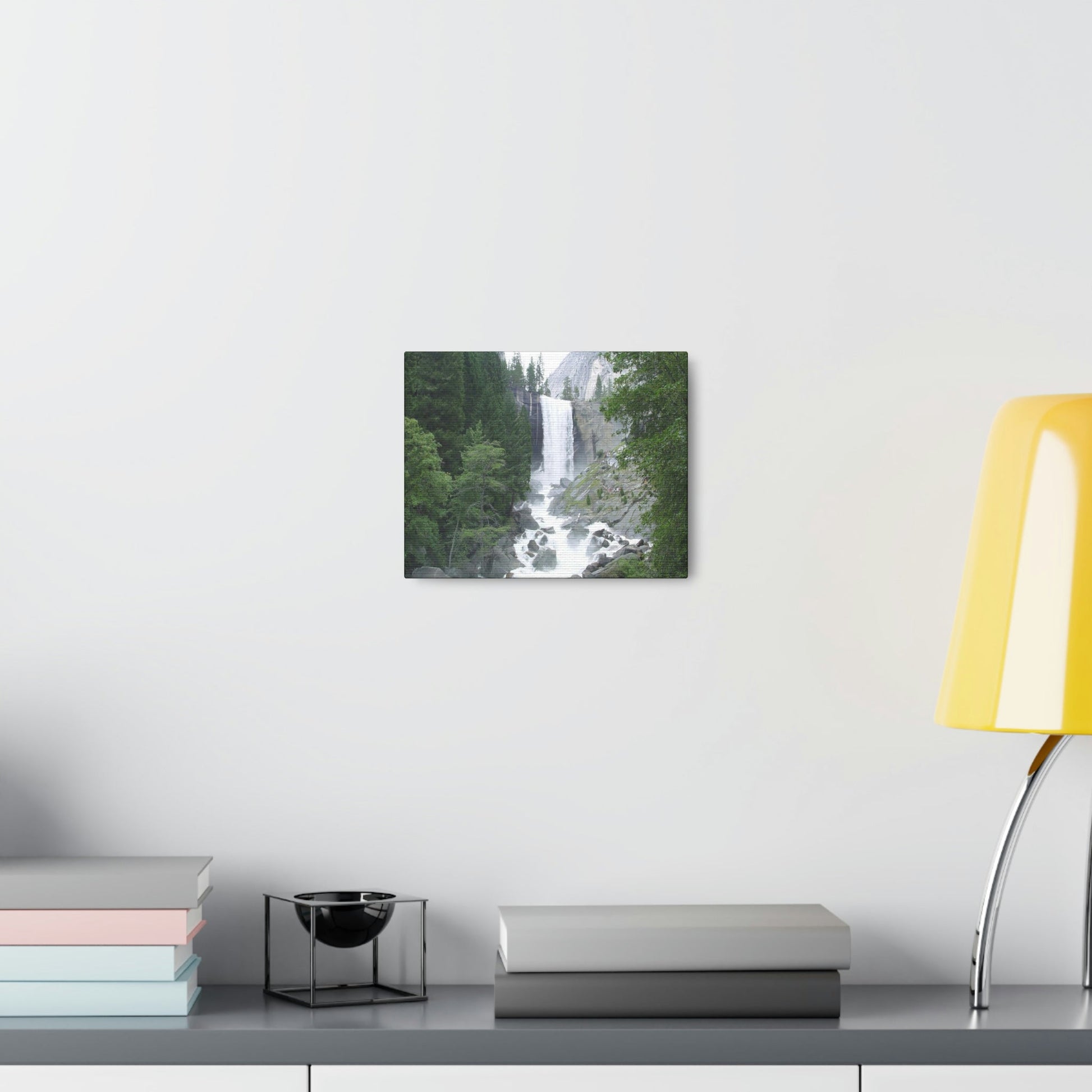 Canvas Gallery Wraps - The US National Parks - Yosemite awesome Vernal falls - California - USA NPS - Green Forest Home