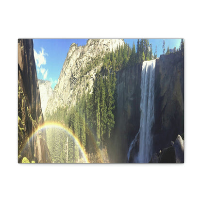 Canvas Gallery Wraps - The US National Parks - Yosemite Falls - California - USA NPS - Green Forest Home