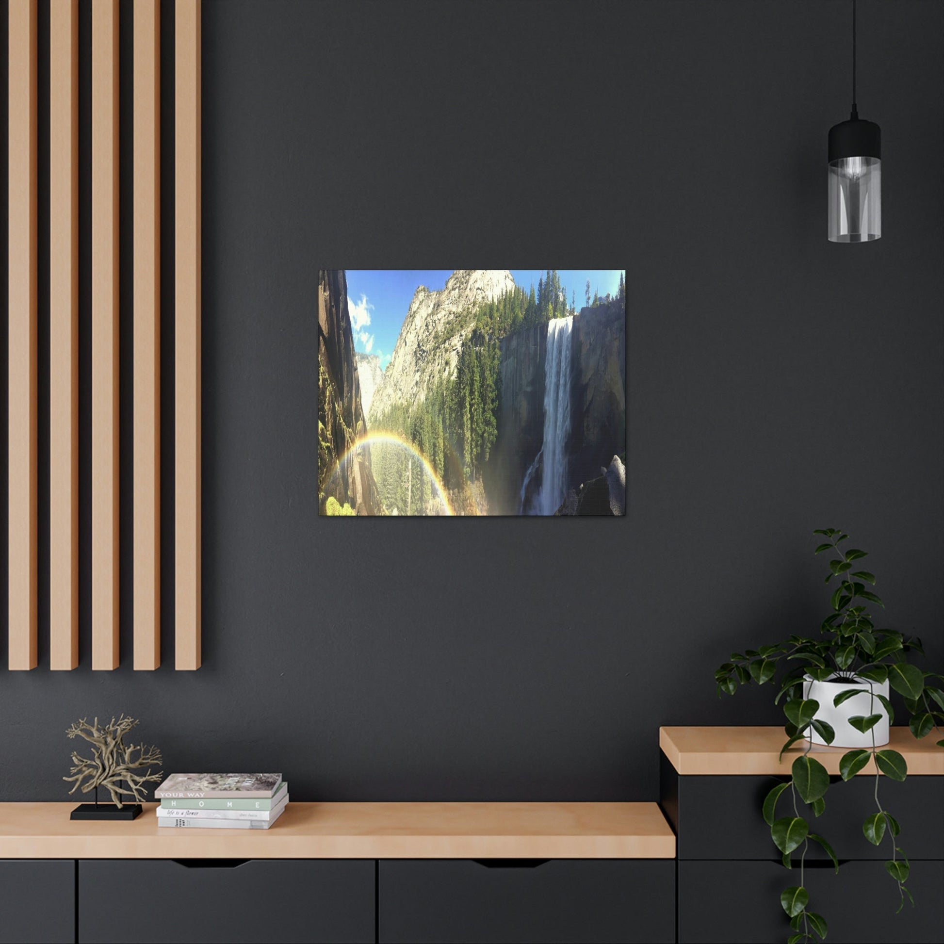 Canvas Gallery Wraps - The US National Parks - Yosemite Falls - California - USA NPS - Green Forest Home