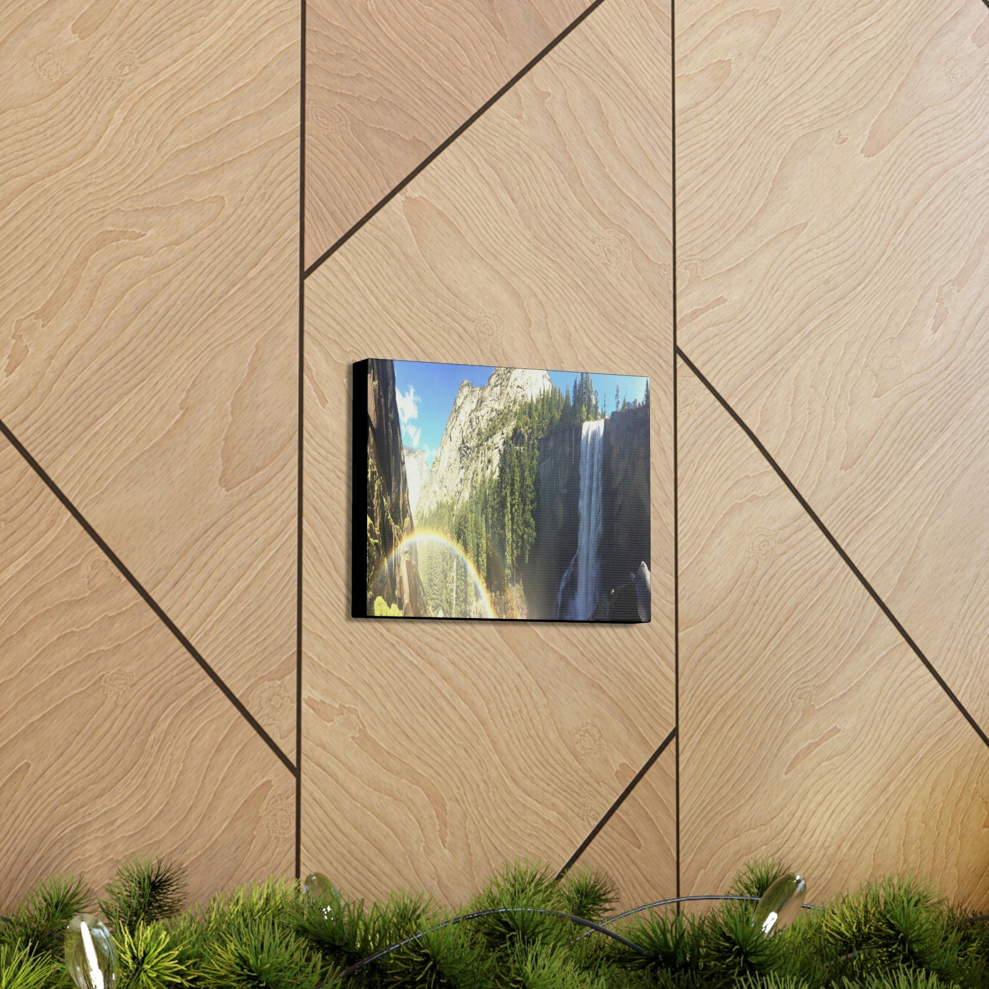 Canvas Gallery Wraps - The US National Parks - Yosemite Falls - California - USA NPS - Green Forest Home