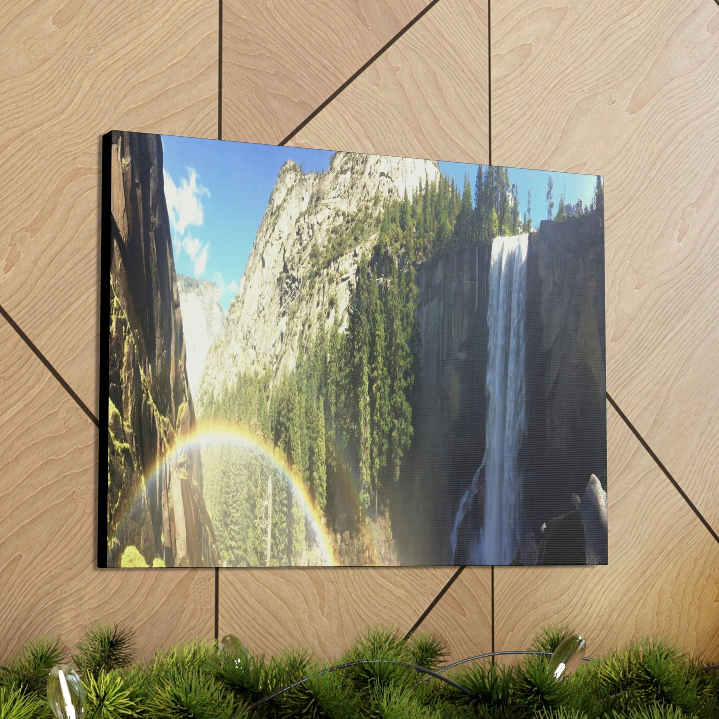Canvas Gallery Wraps - The US National Parks - Yosemite Falls - California - USA NPS - Green Forest Home