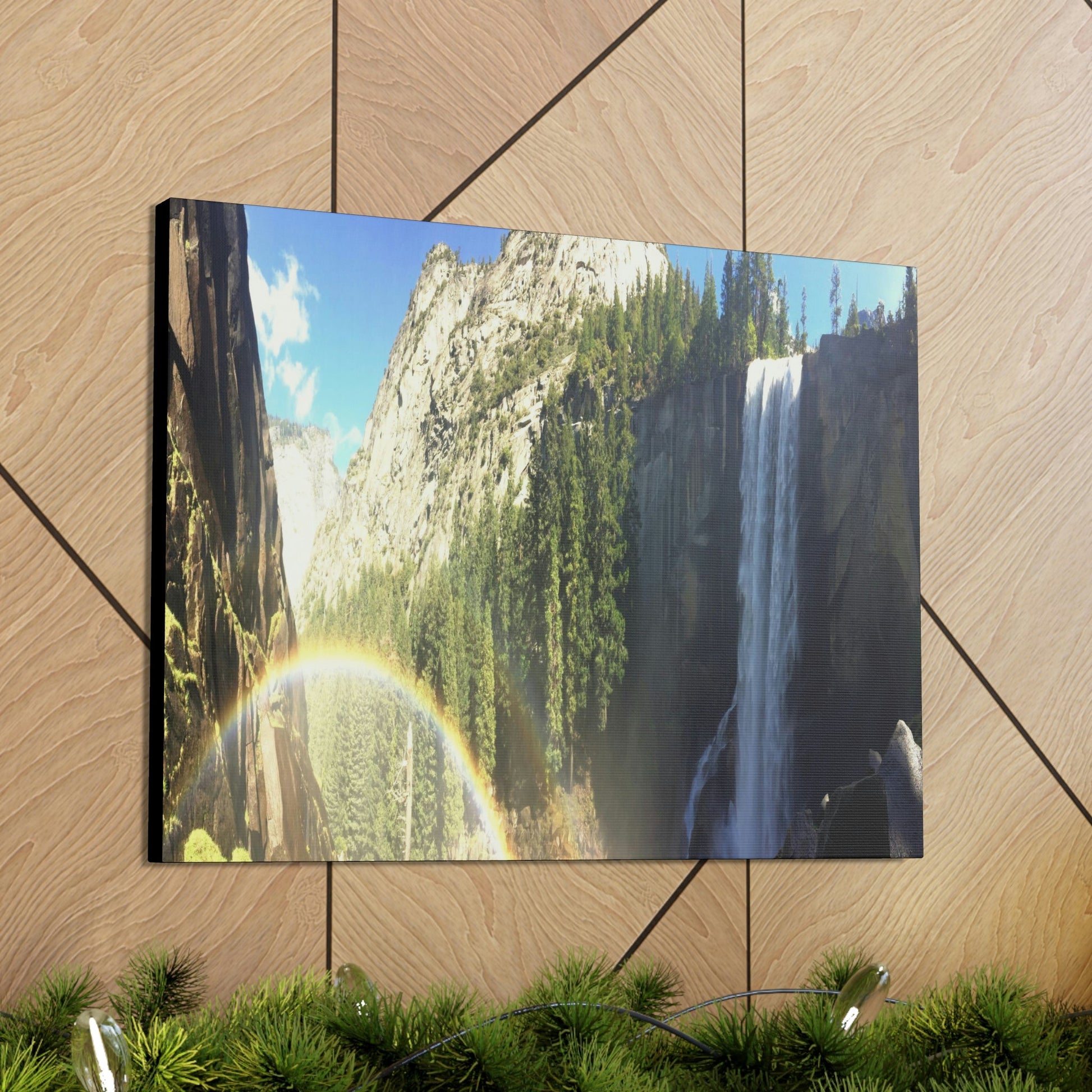 Canvas Gallery Wraps - The US National Parks - Yosemite Falls - California - USA NPS - Green Forest Home