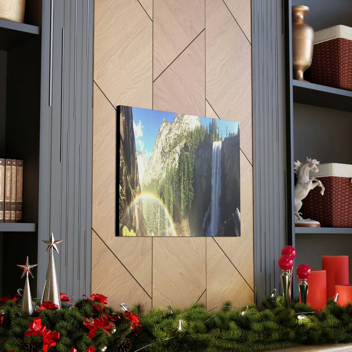 Canvas Gallery Wraps - The US National Parks - Yosemite Falls - California - USA NPS - Green Forest Home