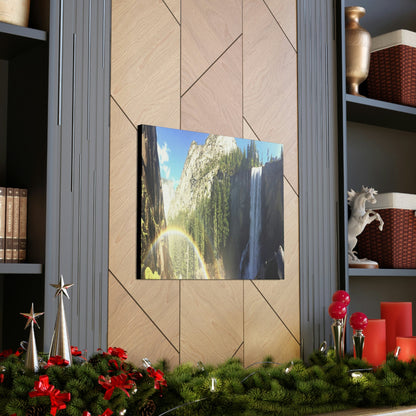 Canvas Gallery Wraps - The US National Parks - Yosemite Falls - California - USA NPS - Green Forest Home