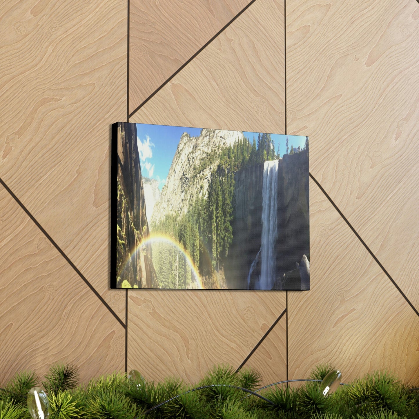 Canvas Gallery Wraps - The US National Parks - Yosemite Falls - California - USA NPS - Green Forest Home