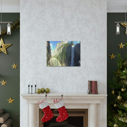 Canvas Gallery Wraps - The US National Parks - Yosemite Falls - California - USA NPS - Green Forest Home