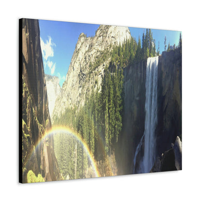 Canvas Gallery Wraps - The US National Parks - Yosemite Falls - California - USA NPS - Green Forest Home