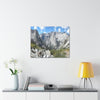 Canvas Gallery Wraps - The US National Parks - Yosemite, Kings Canyon and Sequoia parks - Section of John Muir Trail 210 miles - California - USA NPS - Green Forest Home