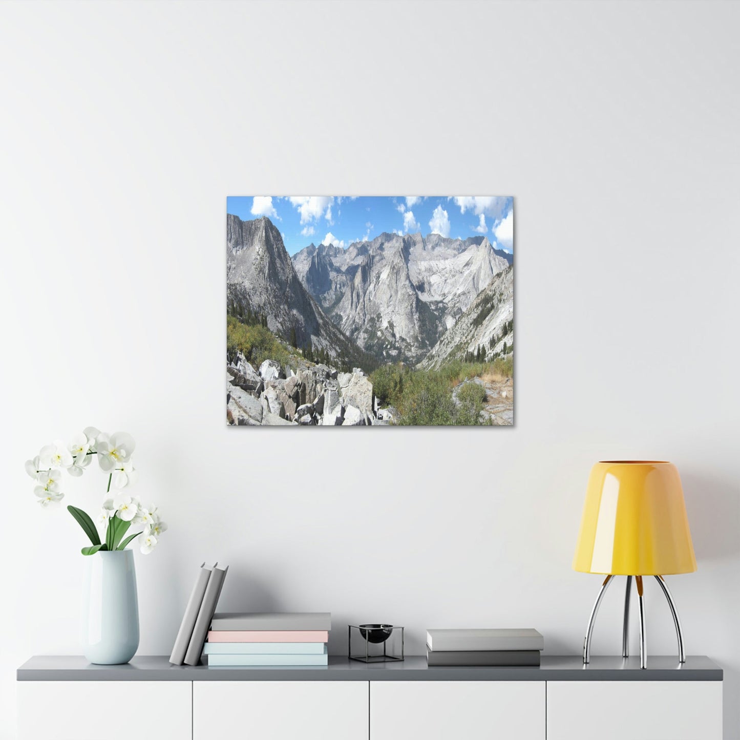 Canvas Gallery Wraps - The US National Parks - Yosemite, Kings Canyon and Sequoia parks - Section of John Muir Trail 210 miles - California - USA NPS - Green Forest Home