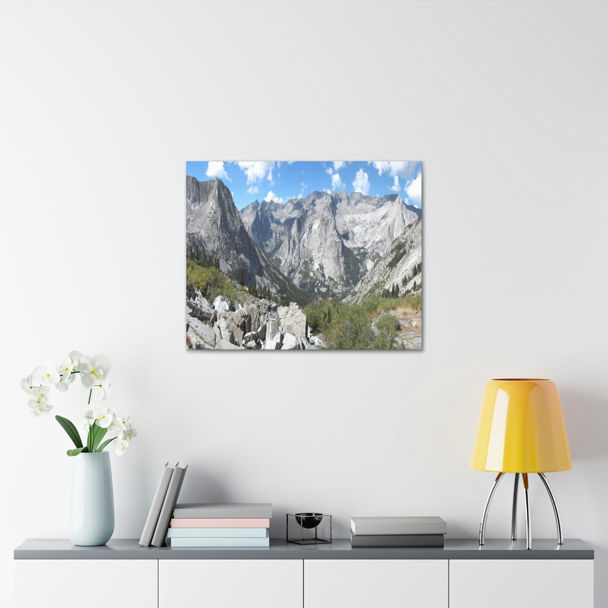 Canvas Gallery Wraps - The US National Parks - Yosemite, Kings Canyon and Sequoia parks - Section of John Muir Trail 210 miles - California - USA NPS - Green Forest Home