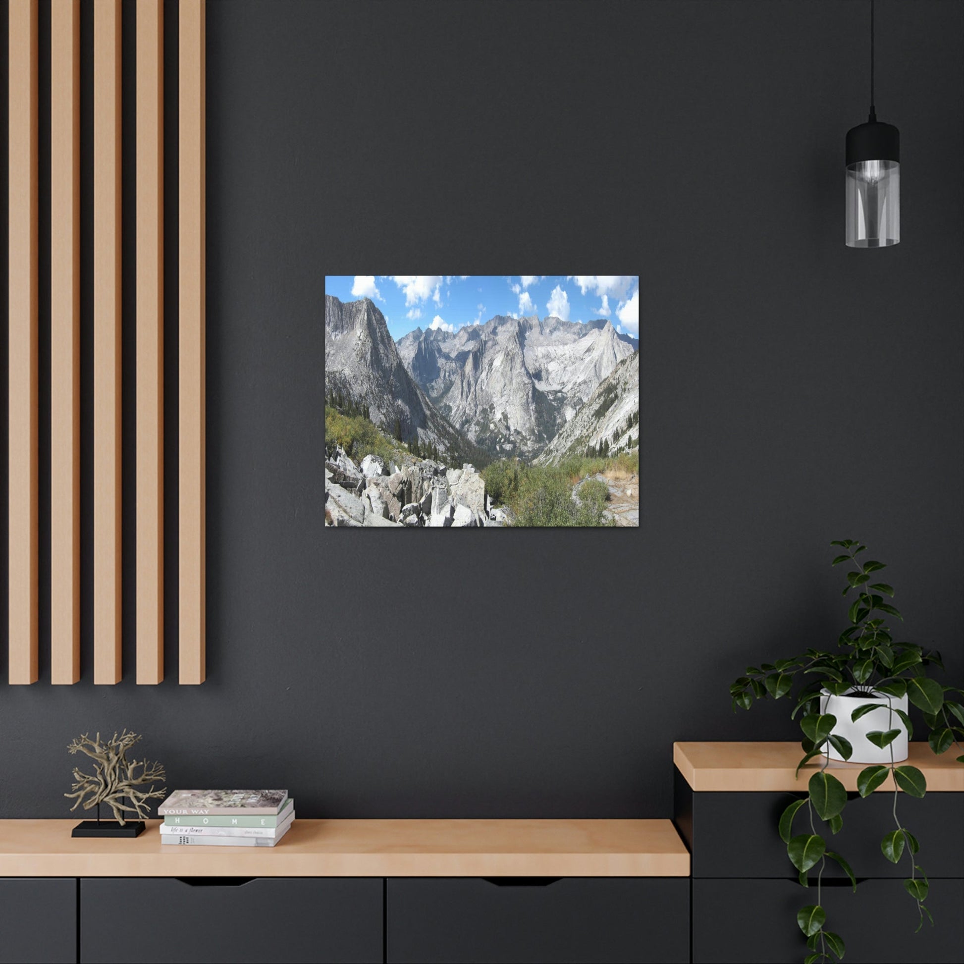 Canvas Gallery Wraps - The US National Parks - Yosemite, Kings Canyon and Sequoia parks - Section of John Muir Trail 210 miles - California - USA NPS - Green Forest Home