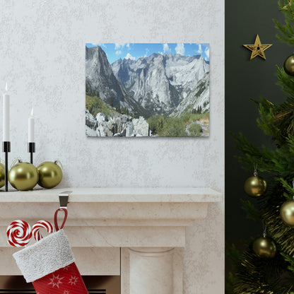 Canvas Gallery Wraps - The US National Parks - Yosemite, Kings Canyon and Sequoia parks - Section of John Muir Trail 210 miles - California - USA NPS - Green Forest Home