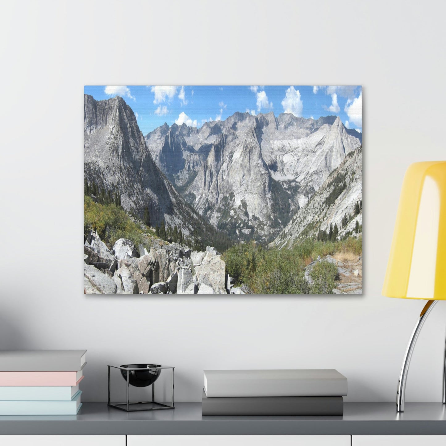 Canvas Gallery Wraps - The US National Parks - Yosemite, Kings Canyon and Sequoia parks - Section of John Muir Trail 210 miles - California - USA NPS - Green Forest Home