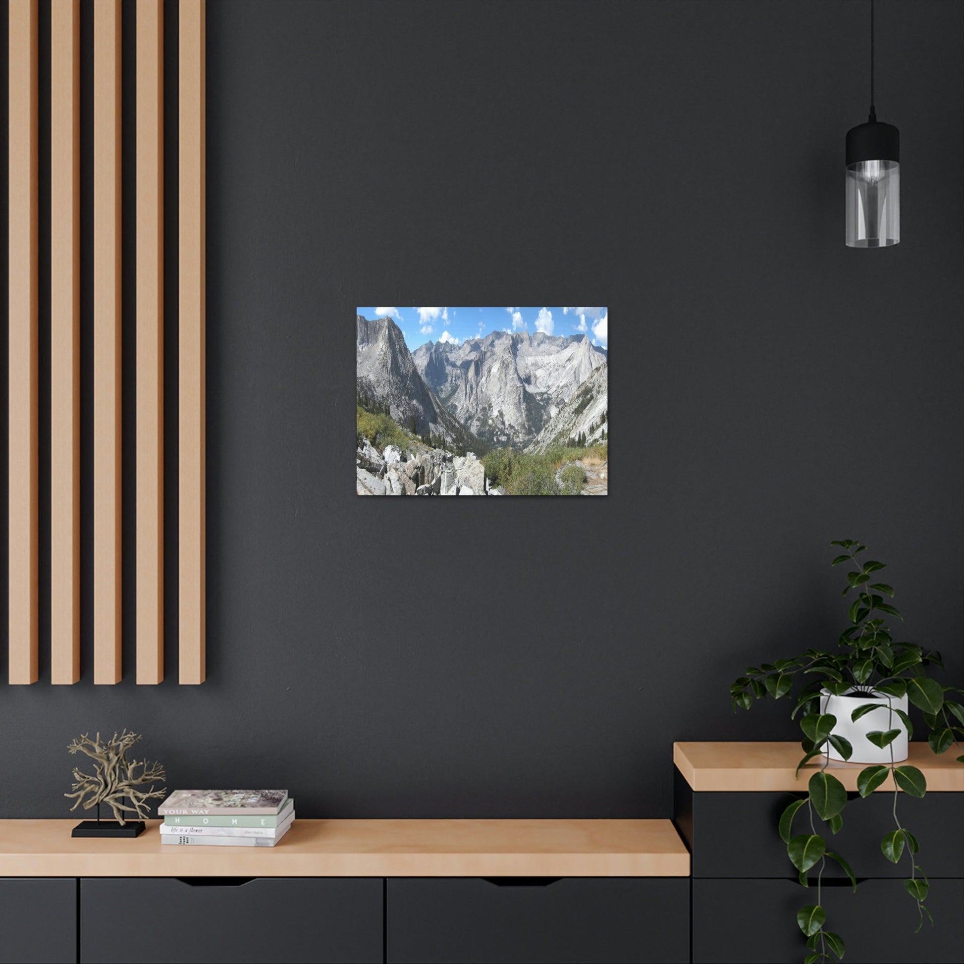 Canvas Gallery Wraps - The US National Parks - Yosemite, Kings Canyon and Sequoia parks - Section of John Muir Trail 210 miles - California - USA NPS - Green Forest Home