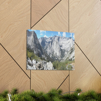 Canvas Gallery Wraps - The US National Parks - Yosemite, Kings Canyon and Sequoia parks - Section of John Muir Trail 210 miles - California - USA NPS - Green Forest Home