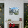 Canvas Gallery Wraps - The US National Parks - Yosemite, Kings Canyon and Sequoia parks - Section of John Muir Trail 210 miles - California - USA NPS - Green Forest Home