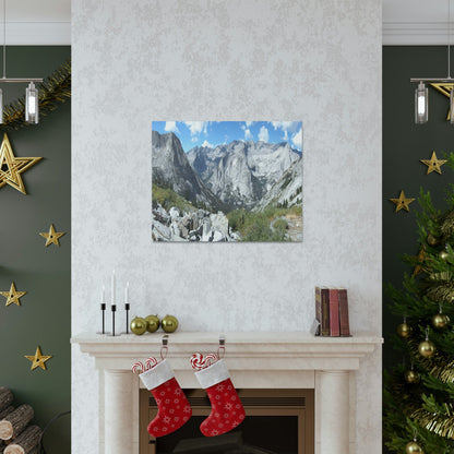 Canvas Gallery Wraps - The US National Parks - Yosemite, Kings Canyon and Sequoia parks - Section of John Muir Trail 210 miles - California - USA NPS - Green Forest Home