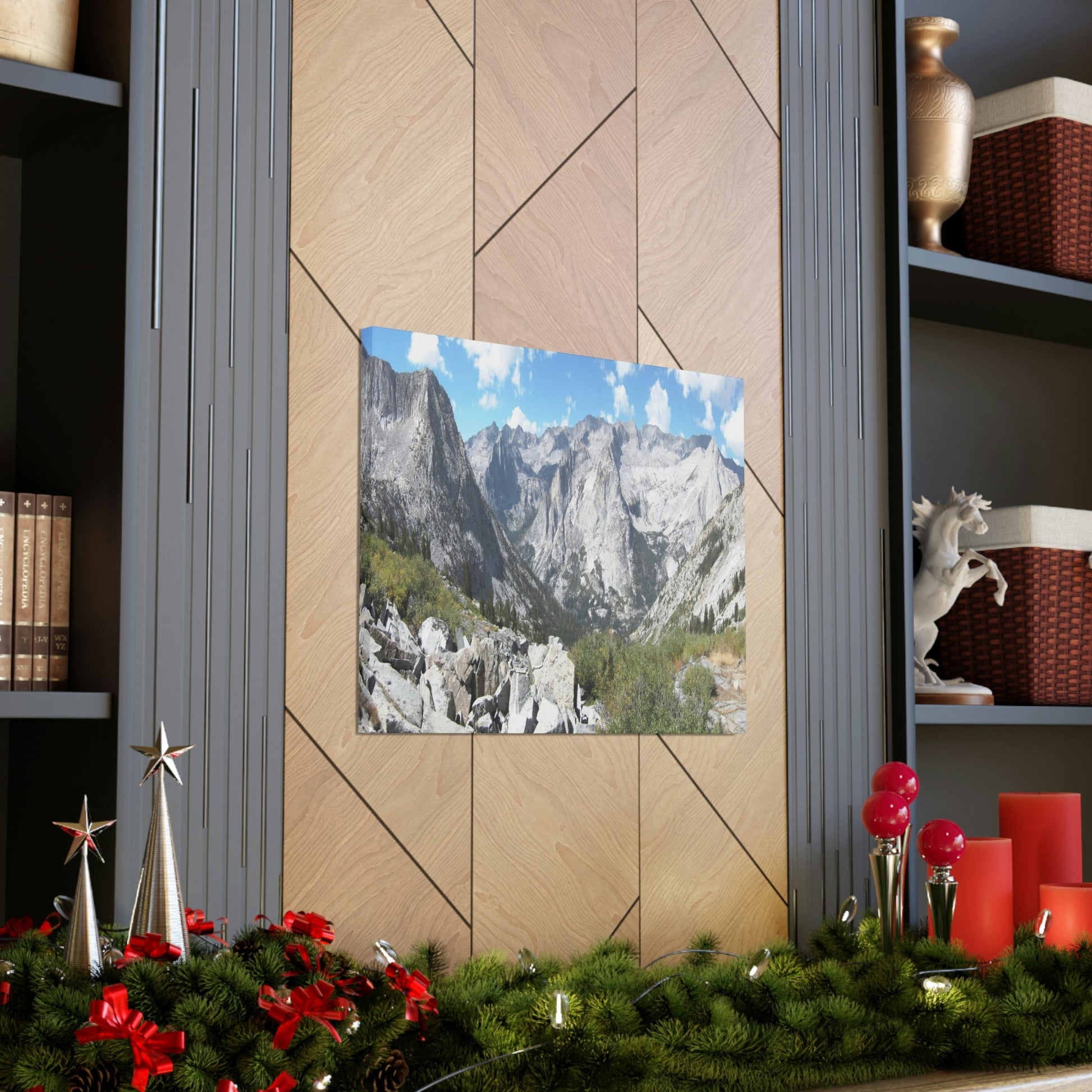 Canvas Gallery Wraps - The US National Parks - Yosemite, Kings Canyon and Sequoia parks - Section of John Muir Trail 210 miles - California - USA NPS - Green Forest Home