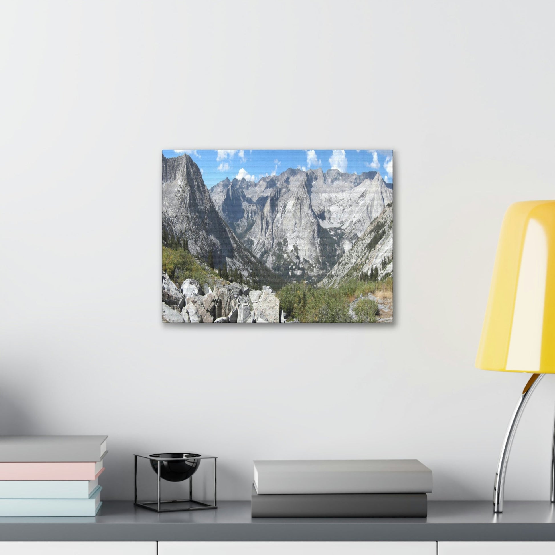 Canvas Gallery Wraps - The US National Parks - Yosemite, Kings Canyon and Sequoia parks - Section of John Muir Trail 210 miles - California - USA NPS - Green Forest Home