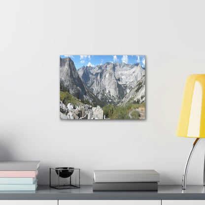 Canvas Gallery Wraps - The US National Parks - Yosemite, Kings Canyon and Sequoia parks - Section of John Muir Trail 210 miles - California - USA NPS - Green Forest Home