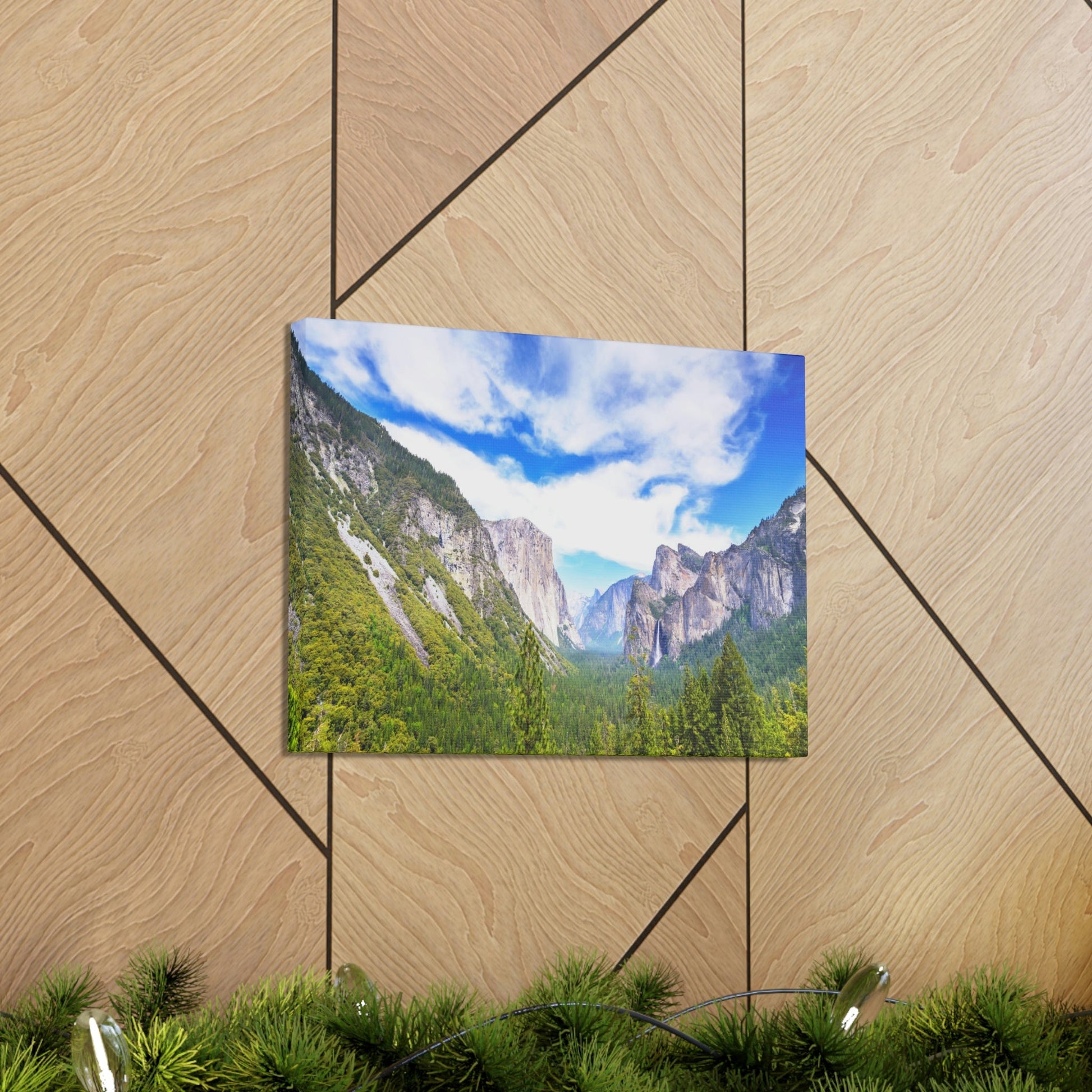 Canvas Gallery Wraps - The US National Parks - Yosemite Park - California - USA NPS - Green Forest Home