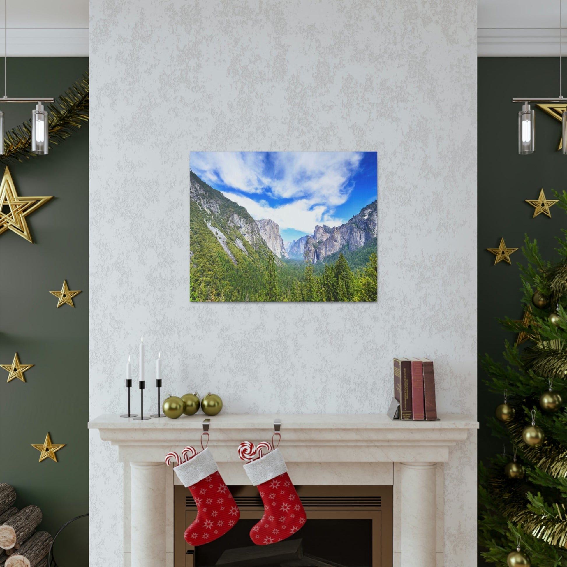 Canvas Gallery Wraps - The US National Parks - Yosemite Park - California - USA NPS - Green Forest Home