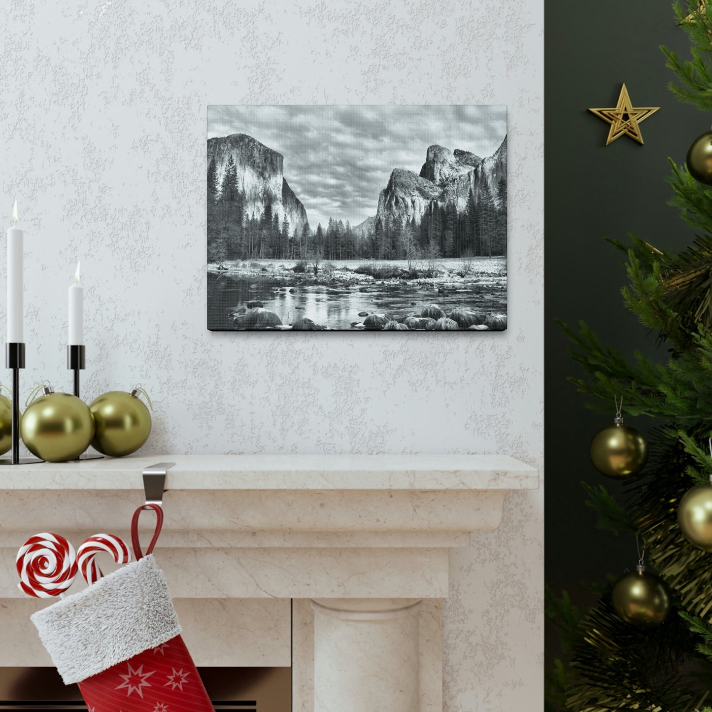 Canvas Gallery Wraps - The US National Parks - Yosemite Park - California - USA NPS - Green Forest Home
