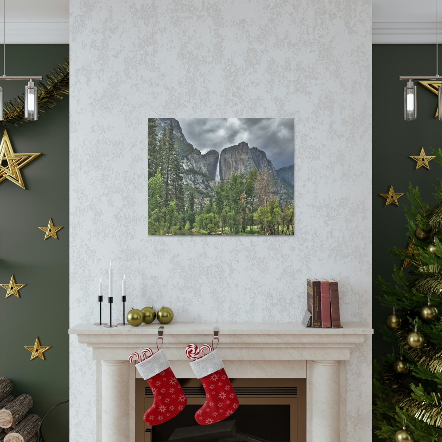 Canvas Gallery Wraps - The US National Parks - Yosemite Park - California - USA NPS - Green Forest Home