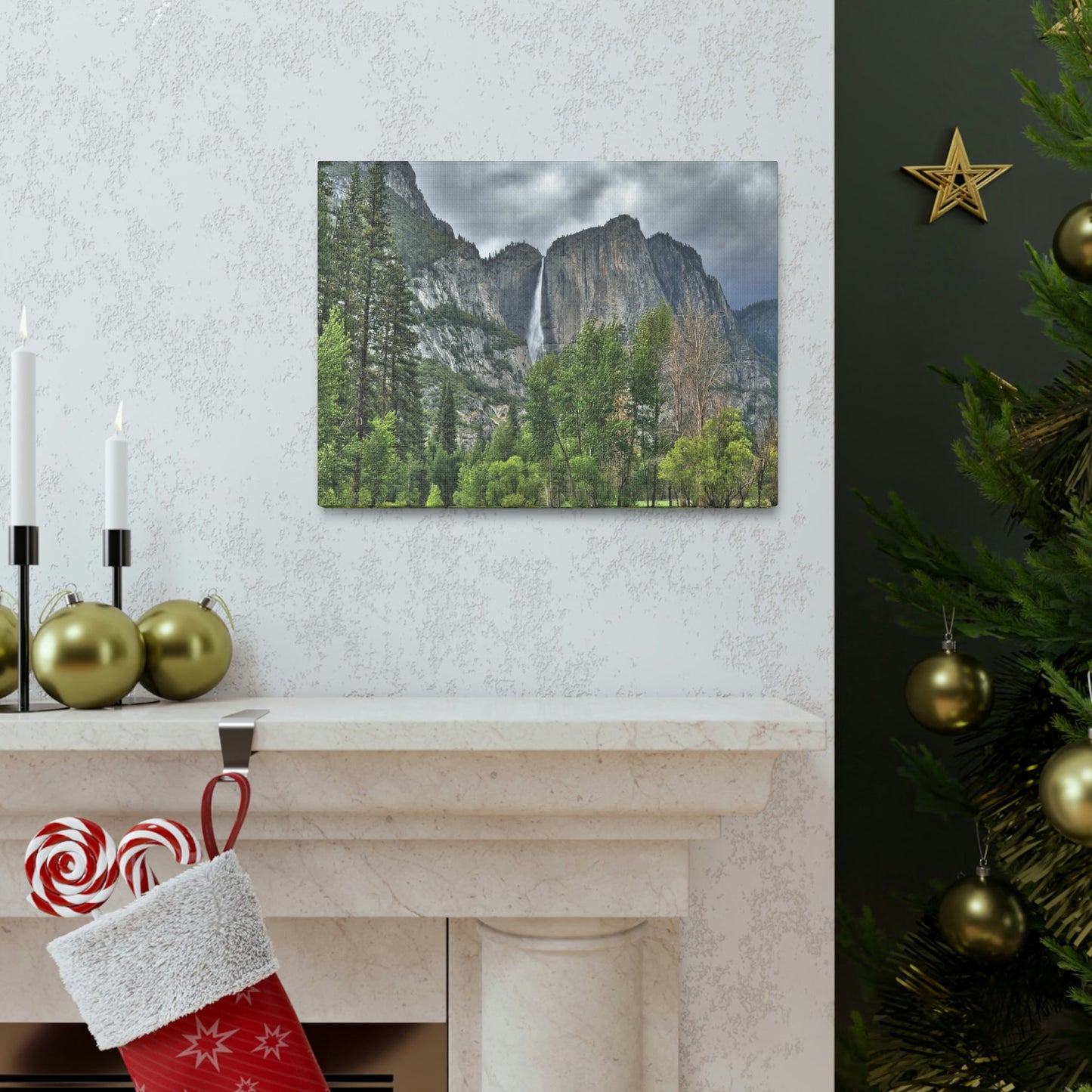 Canvas Gallery Wraps - The US National Parks - Yosemite Park - California - USA NPS - Green Forest Home