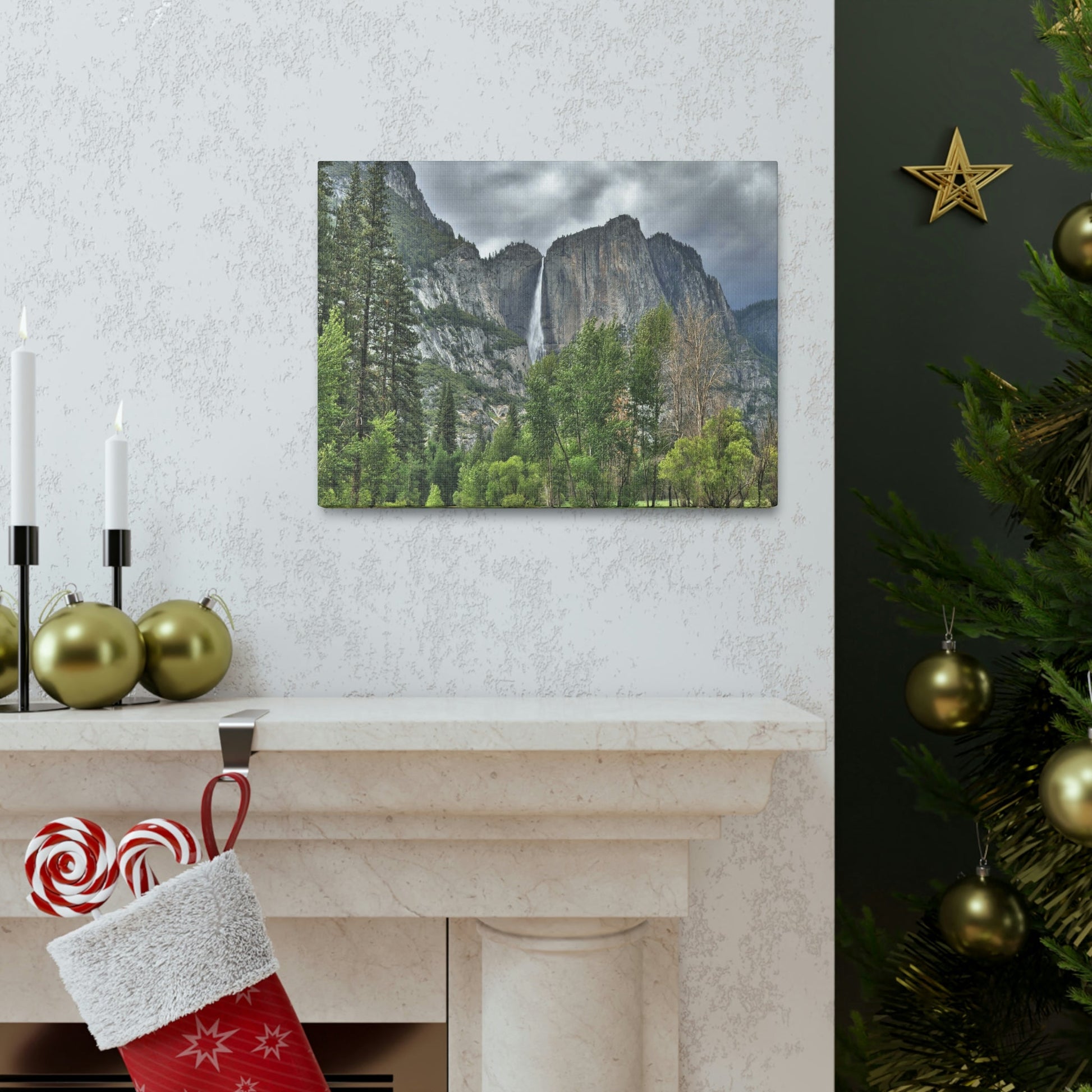 Canvas Gallery Wraps - The US National Parks - Yosemite Park - California - USA NPS - Green Forest Home