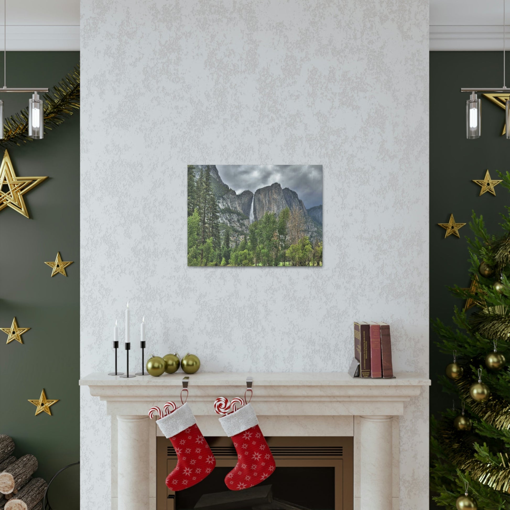 Canvas Gallery Wraps - The US National Parks - Yosemite Park - California - USA NPS - Green Forest Home