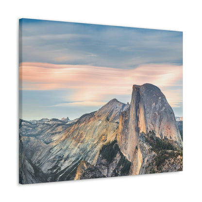 Canvas Gallery Wraps - The US National Parks - Yosemite Park famous Half Dome - California - USA NPS - Green Forest Home