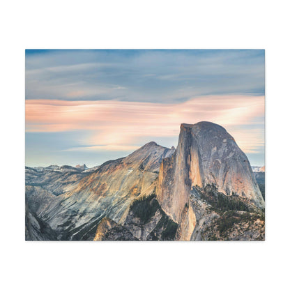 Canvas Gallery Wraps - The US National Parks - Yosemite Park famous Half Dome - California - USA NPS - Green Forest Home