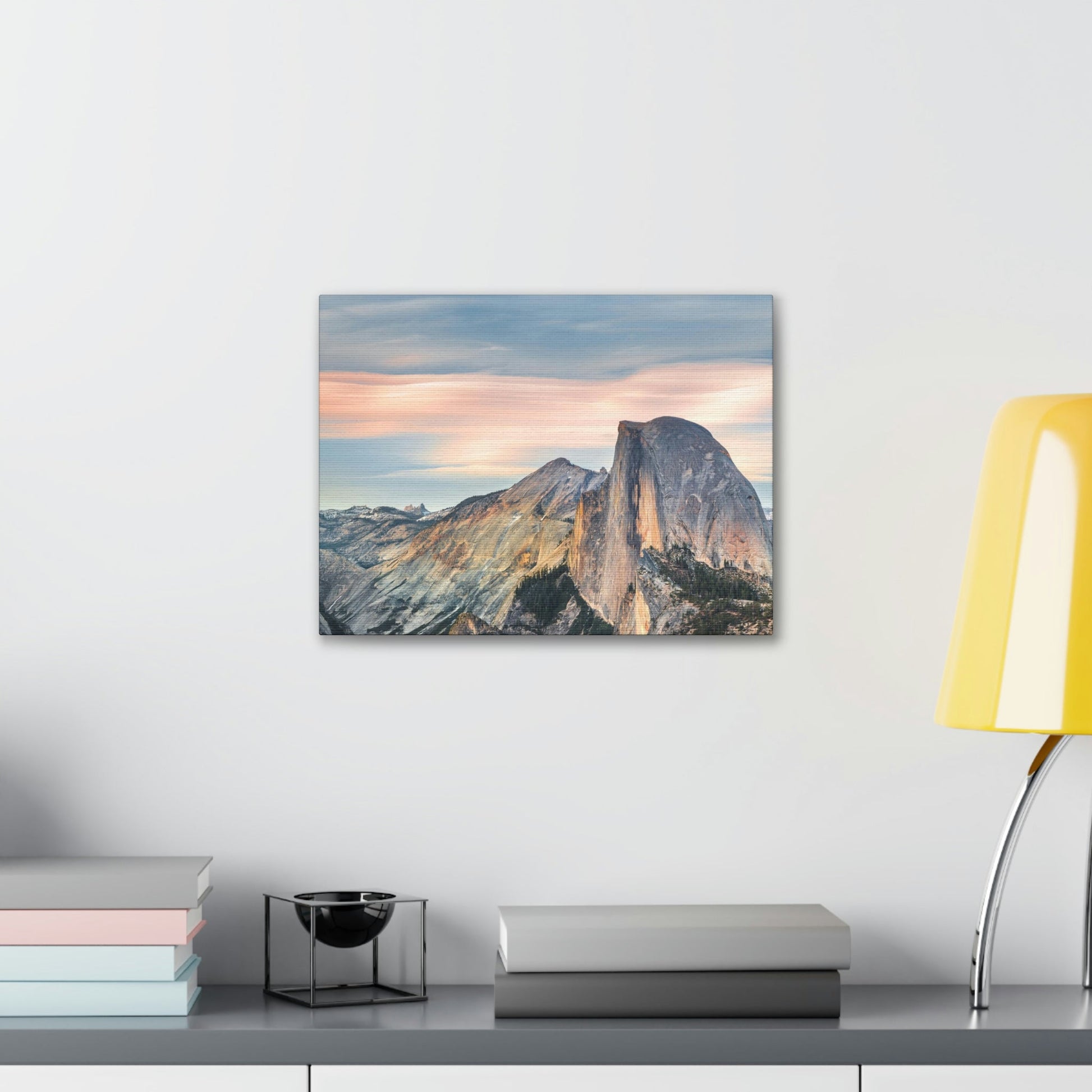 Canvas Gallery Wraps - The US National Parks - Yosemite Park famous Half Dome - California - USA NPS - Green Forest Home