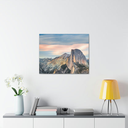 Canvas Gallery Wraps - The US National Parks - Yosemite Park famous Half Dome - California - USA NPS - Green Forest Home