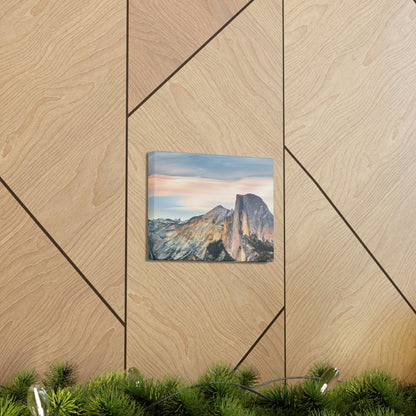Canvas Gallery Wraps - The US National Parks - Yosemite Park famous Half Dome - California - USA NPS - Green Forest Home