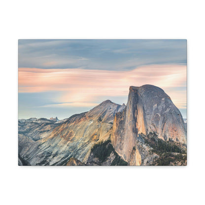 Canvas Gallery Wraps - The US National Parks - Yosemite Park famous Half Dome - California - USA NPS - Green Forest Home