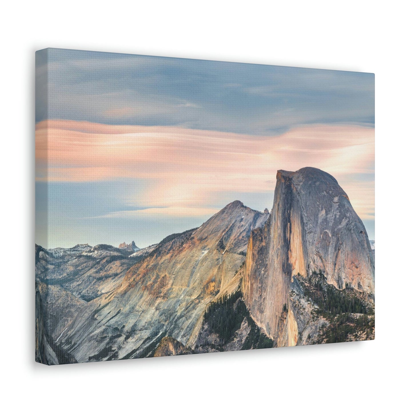 Canvas Gallery Wraps - The US National Parks - Yosemite Park famous Half Dome - California - USA NPS - Green Forest Home