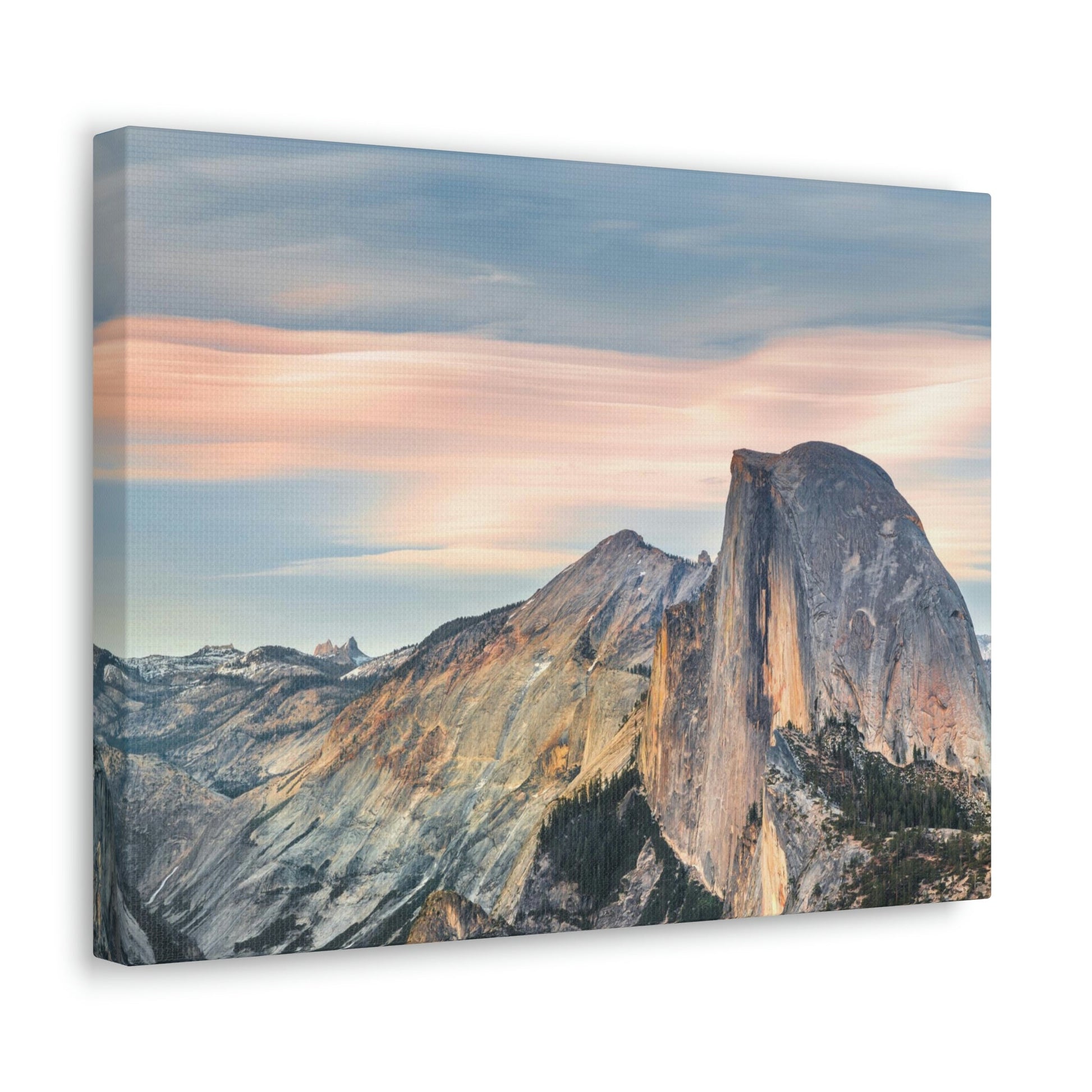 Canvas Gallery Wraps - The US National Parks - Yosemite Park famous Half Dome - California - USA NPS - Green Forest Home