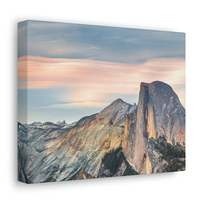 Canvas Gallery Wraps - The US National Parks - Yosemite Park famous Half Dome - California - USA NPS - Green Forest Home