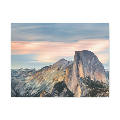 Canvas Gallery Wraps - The US National Parks - Yosemite Park famous Half Dome - California - USA NPS - Green Forest Home