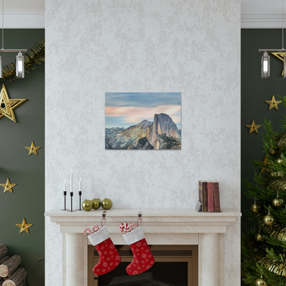 Canvas Gallery Wraps - The US National Parks - Yosemite Park famous Half Dome - California - USA NPS - Green Forest Home