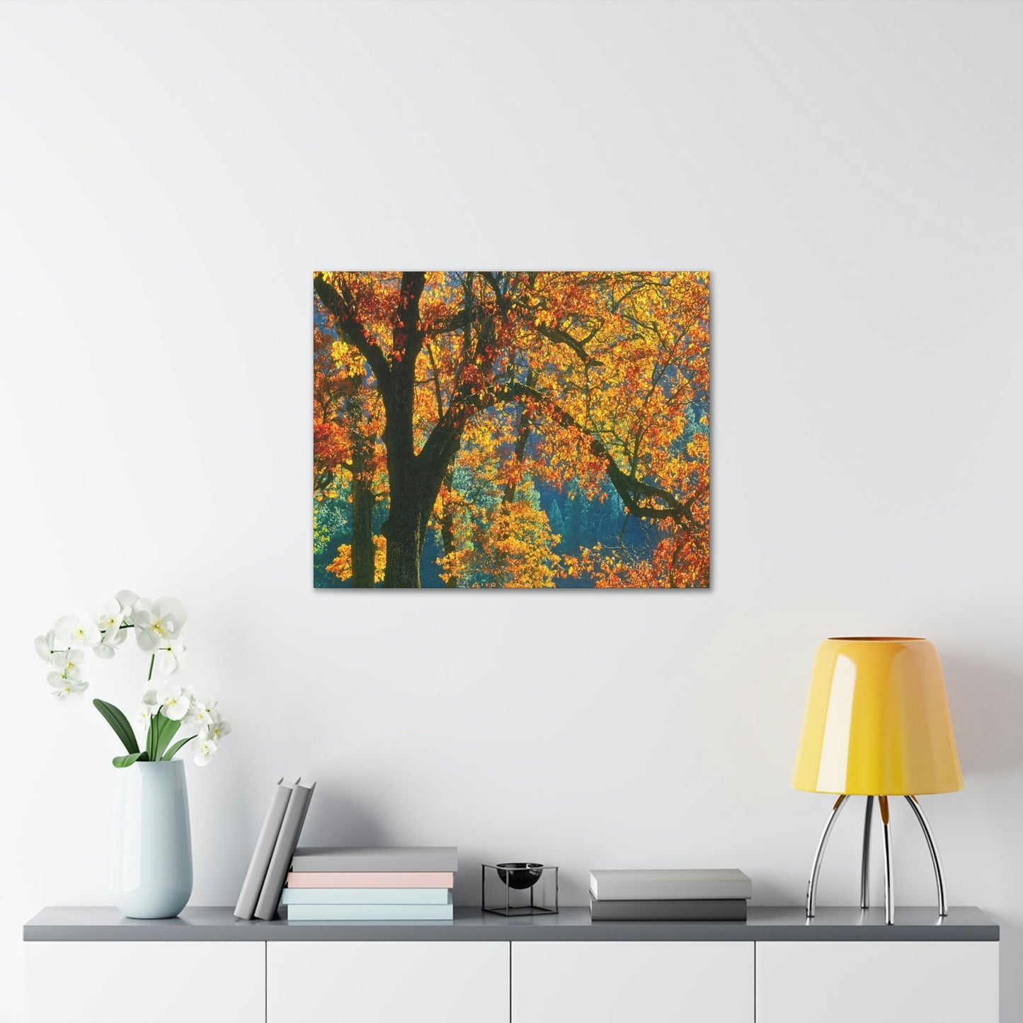 Canvas Gallery Wraps - The US National Parks - Yosemite Park in autumn - California - USA NPS - Green Forest Home