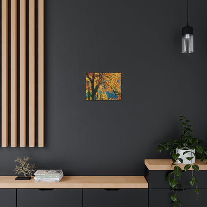 Canvas Gallery Wraps - The US National Parks - Yosemite Park in autumn - California - USA NPS - Green Forest Home