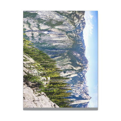 Canvas Gallery Wraps - The US National Parks - Yosemite Park Panorama- California - USA NPS - Green Forest Home