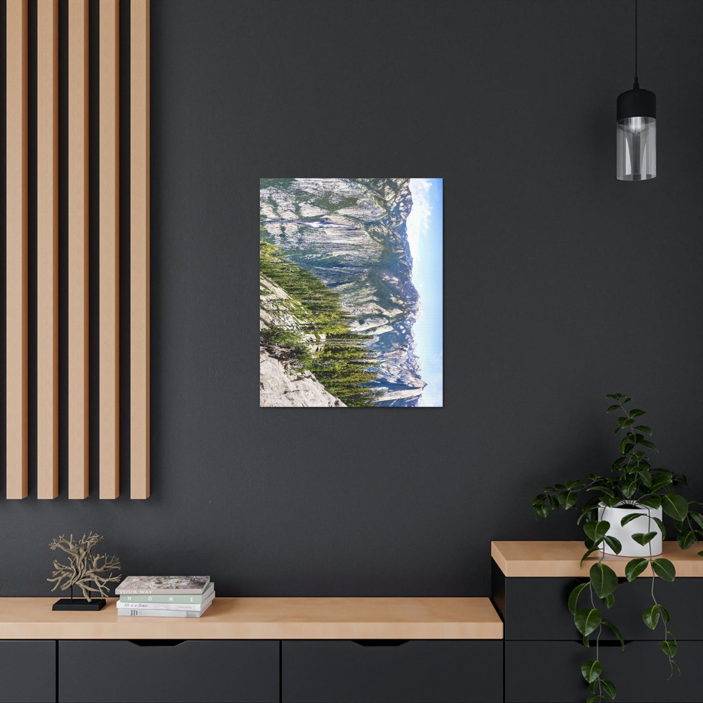Canvas Gallery Wraps - The US National Parks - Yosemite Park Panorama- California - USA NPS - Green Forest Home