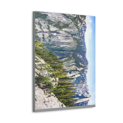 Canvas Gallery Wraps - The US National Parks - Yosemite Park Panorama- California - USA NPS - Green Forest Home