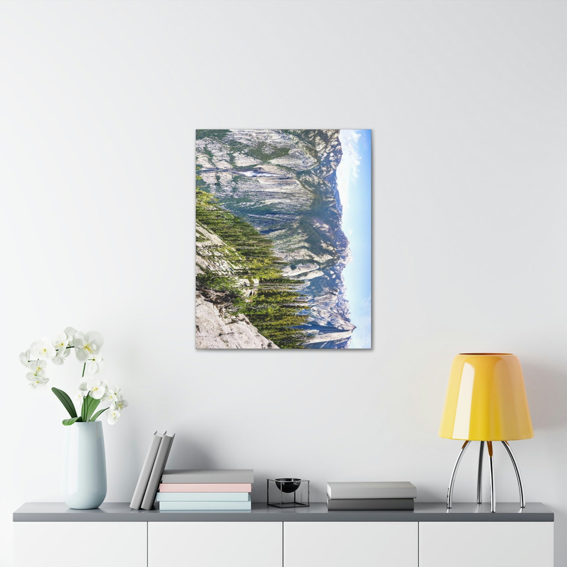 Canvas Gallery Wraps - The US National Parks - Yosemite Park Panorama- California - USA NPS - Green Forest Home