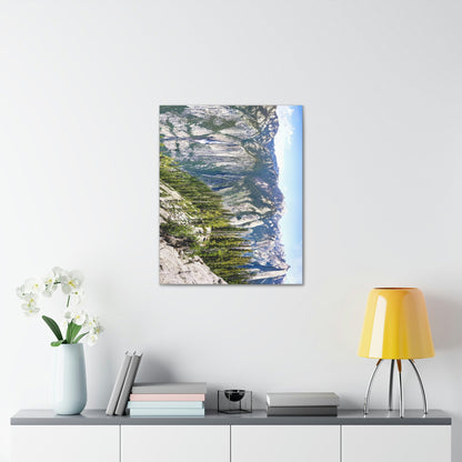 Canvas Gallery Wraps - The US National Parks - Yosemite Park Panorama- California - USA NPS - Green Forest Home