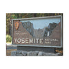 Canvas Gallery Wraps - The US National Parks - Yosemite Park sign - California - USA NPS - Green Forest Home
